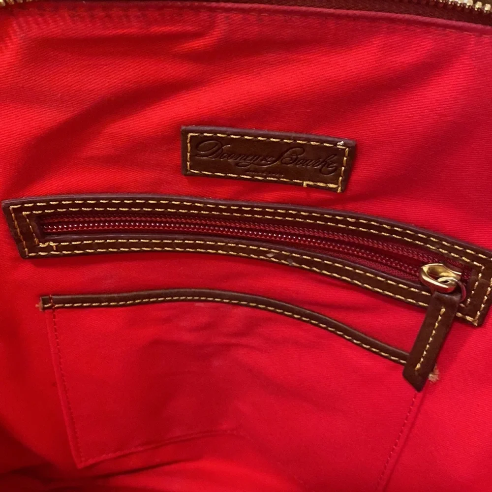 Dooney Bourke Florentine Zip Pod Backpack chestnut - Picture 11 of 13